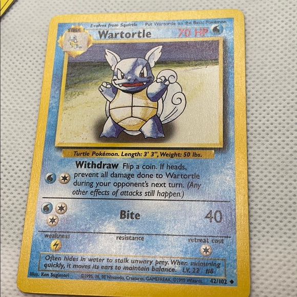 Pokemon | Toys | Rare Pokmon Wartortle 422 Good Condition | Poshmark
